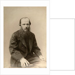 Fyodor Dostoevsky, Russian novelist, c1860-c1881 by Lauffert