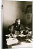 Alexander Kuprin, Russian author, at his desk, Gatchina, Russia, early 20th century. by Karl Karlovich Bulla