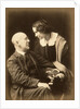 Fyodor Sologub, Russian poet, with his wife Anastasia, early 20th century. by Mikhail Leshchinsky