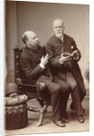 Russian artist Pavel Shukovsky and historian Alexander Onegin, Weimar, Germany, late 19th century. by Anonymous