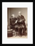 Russian artist Pavel Shukovsky and historian Alexander Onegin, Weimar, Germany, late 19th century. by Anonymous