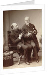 Russian artist Pavel Shukovsky and historian Alexander Onegin, Weimar, Germany, late 19th century. by Anonymous