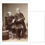 Russian artist Pavel Shukovsky and historian Alexander Onegin, Weimar, Germany, late 19th century. by Anonymous