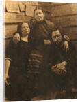 Russian author Leonid Andreyev with his mother and sister, early 20th century by Unknown