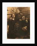 Russian author Leonid Andreyev with his mother and sister, early 20th century by Unknown