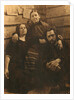 Russian author Leonid Andreyev with his mother and sister, early 20th century by Unknown