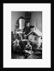 Russian author Alexander Kuprin at home with his family, Gatchina, Russia, early 20th century by Unknown