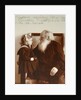 Russian author Leo Tolstoy with his granddaughter Tatiana, Yasnaya Polyana, Russia, c1910. by Vladimir Grigorievich Chertkov