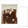 Russian author Leo Tolstoy with his granddaughter Tatiana, Yasnaya Polyana, Russia, c1910. by Vladimir Grigorievich Chertkov