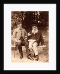 Yakov Polonsky and Afanasy Fet, Russian poets, c1890. by Sergei Dmitrievich Botkin