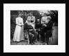 Russian author Leo Tolstoy with visitors, Yasnaya Polyana, Russia, late 19th or early 20th century by Unknown