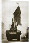 British tank Britannia on Fifth Avenue, New York City, USA, c1917-c1918 by Unknown