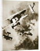 Dogfight between British and German aircraft, World War I, c1916-c1918 by Unknown