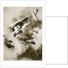Dogfight between British and German aircraft, World War I, c1916-c1918 by Unknown
