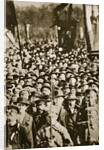 Russian revolutionaries in Petrograd (St Petersburg), Russia, 1917 by Unknown