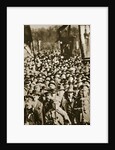 Russian revolutionaries in Petrograd (St Petersburg), Russia, 1917 by Unknown