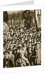 Russian revolutionaries in Petrograd (St Petersburg), Russia, 1917 by Unknown