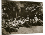 Injured soldiers recuperating at an American hospital in Paris, France, World War I, 1918 by Unknown