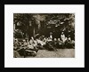 Injured soldiers recuperating at an American hospital in Paris, France, World War I, 1918 by Unknown