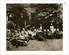 Injured soldiers recuperating at an American hospital in Paris, France, World War I, 1918 by Unknown