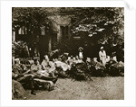 Injured soldiers recuperating at an American hospital in Paris, France, World War I, 1918 by Unknown