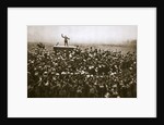 Colonel and men of the 9th East Surrey Regiment cheering the King, France, 12 November, 1918 by Unknown