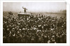 Colonel and men of the 9th East Surrey Regiment cheering the King, France, 12 November, 1918 by Unknown