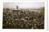 Colonel and men of the 9th East Surrey Regiment cheering the King, France, 12 November, 1918 by Unknown