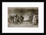 American troops march into Germany, 1918 by Unknown