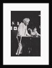 Mark Twain, American author, playing pool by Unknown