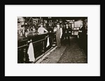 Steve Brodie in his bar, the New York City Tavern, New York City, USA, c1890s by Unknown