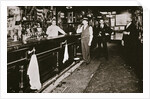 Steve Brodie in his bar, the New York City Tavern, New York City, USA, c1890s by Unknown