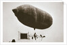 Sky cycle below a balloon, early 1900s by Unknown