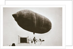 Sky cycle below a balloon, early 1900s by Unknown