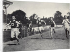 Arthur Duffey, American athlete, running a race, 1902 by Edwin Levick