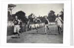 Arthur Duffey, American athlete, running a race, 1902 by Edwin Levick