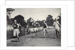 Arthur Duffey, American athlete, running a race, 1902 by Edwin Levick