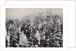 Armed troops confronting protesters during an industrial dispute, USA, 1912 by Unknown
