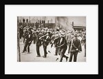 Riot during a strike by Standard Oil workers, Bayonne, New Jersey, USA, 1915 by Unknown