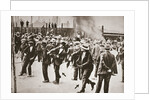 Riot during a strike by Standard Oil workers, Bayonne, New Jersey, USA, 1915 by Unknown