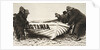 Hauling one of the Lusitania's lifeboats onto the beach, Ireland, 8 May 1915 by Clarke & Hyde