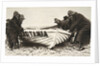 Hauling one of the Lusitania's lifeboats onto the beach, Ireland, 8 May 1915 by Clarke & Hyde