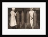 Women munitions workers putting a coat of paint on aerial bombs, World War I, c1914-c1918 by S and G