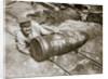 A huge shell, weighing 1400lb, Somme campaign, France, World War I, 1916 by Unknown