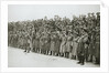 Australians cheer King George V, France, World War I, 1916 by Unknown