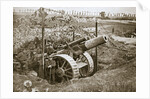 A heavy howitzer, Somme campaign, France, World War I, 1916 by Unknown