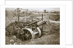 A heavy howitzer, Somme campaign, France, World War I, 1916 by Unknown