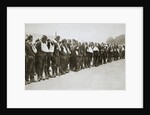 A parade of the walking wounded, Somme campaign, France, World War I, 1916 by Unknown