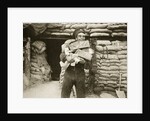 The mail arrives during the Battle of the Somme, France, World War I, 1916 by Unknown