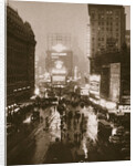 Winter evening on Times Square and Broadway, New York, USA, early 1930s by Unknown